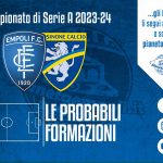 Empoli-Frosinone: le probabili formazioni
