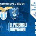 Lazio-Empoli: le probabili formazioni