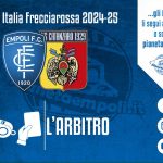 L’arbitro di Empoli-Catanzaro