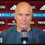 Mister Sullo nel dopo gara con la Roma