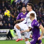 Sebastiano Esposito nel dopo gara con la Fiorentina