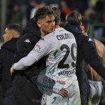 Lorenzo Colombo nel dopo gara a Venezia