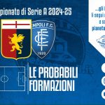 Genoa-Empoli: le probabili formazioni