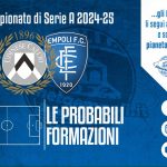 Udinese-Empoli: le probabili formazioni