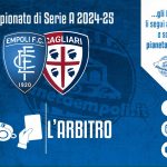 L’arbitro di Empoli-Cagliari