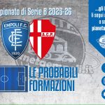 Empoli-Padova: le probabili formazioni