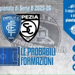 Empoli-Spezia: le probabili formazioni