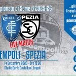 Punto d’orgoglio per gli azzurri contro lo Spezia. Al Castellani finisce 1-1.