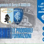 V.Entella-Empoli: le probabili formazioni
