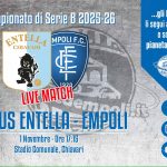 Un Empoli “da paura” esce sconfitto anche a Chiavari. Brutta prestazione e sconfitta 1-0 con l’Entella