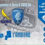 L’arbitro di Modena-Empoli