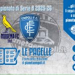 Le pagelle di Modena-Empoli 2-1