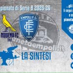 TV | Sintesi gara Modena-Empoli 2-1