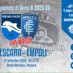 DISASTRO AZZURRO !!!! Empoli umiliato a Pescara dall’ex Vivarini. Perdiamo 4-0 !!!