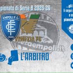 L’arbitro di Empoli-Venezia