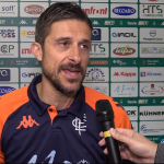 Mister Dionisi nel dopo gara ad Avellino