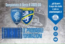 Empoli-Frosinone: le probabile formazioni