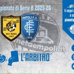 L’arbitro di Juve Stabia-Empoli