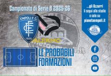 Empoli-Palermo: le probabili formazioni