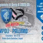 Si fermano gli azzurri che rimandano l’appuntamento con i sogni. Al Castellani la vince 3-1 il Palermo