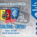 ADESSO E’ CRISI !!! Azzurri rimontati e sconfitti con un secondo tempo pazzesco. Vince 3-2 il Catanzaro. Solo un punto dal baratro.