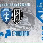 L’arbitro di Empoli-Cesena