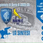 TV | Sintesi gara Empoli-Modena 0-0