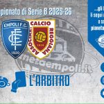L’arbitro di Empoli-Reggiana