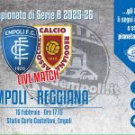 Deludente pari interno con la Reggiana. Si doveva fare di più. Al Castellani finisce 1-1