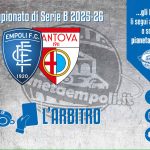 L’arbitro di Empoli-Mantova