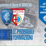 Empoli-Mantova: le probabili formazioni