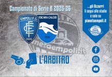L’arbitro di Empoli-Pescara