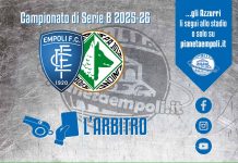 L’arbitro di Empoli-Avellino