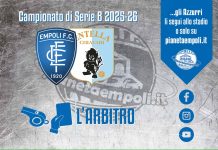L’arbitro di Empoli-Entella