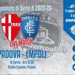 Siamo vicini al dramma sportivo. La perdiamo anche a Padova ed alzano i toni anche i tifosi. Molto molto male!!! 1-0 per i biancoscudati