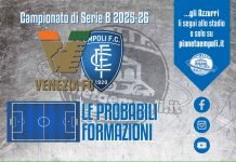 Venezia-Empoli: le probabili formazioni