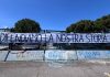 Striscioni davanti allo Stadio