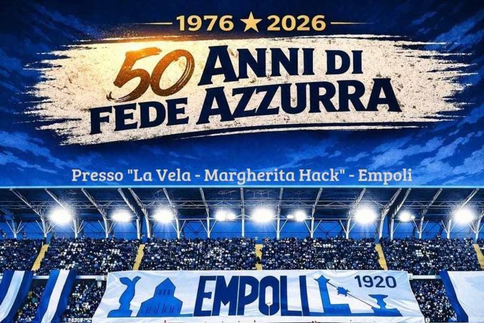 50 anni rangers locandina empoli tifosi festa 50 anni anniversario