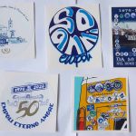 Verso la grande festa del tifo azzurro adesivi collezione ultras anniversario 50 anni tifo organizzato