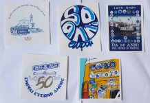 Verso la grande festa del tifo azzurro adesivi collezione ultras anniversario 50 anni tifo organizzato