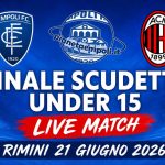 Tre anni dopo ancora finale maledetta per gli under 15. Perdiamo 2-0 contro il Milan