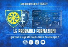 Carrarese-Empoli: le probabili formazioni