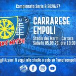 Agli azzurri il derby sotto le Apuane: 1-0 per noi!!!!