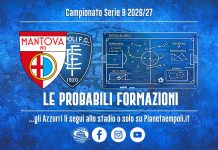 Mantova-Empoli: le probabili formazioni