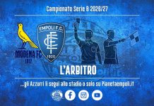 L’arbitro di Modena-Empoli